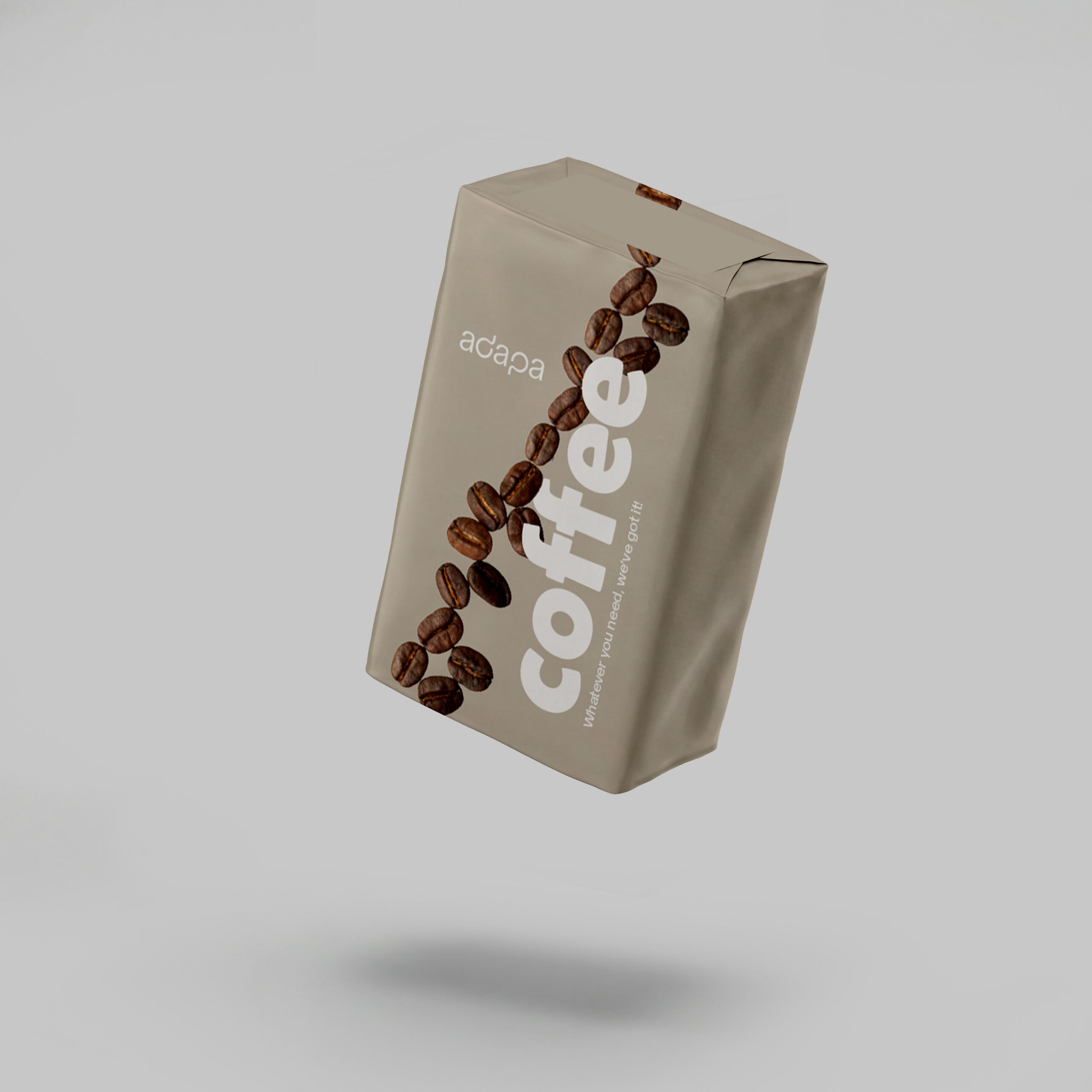 Wizualizacja blackbottom coffe Adapa opakowania
